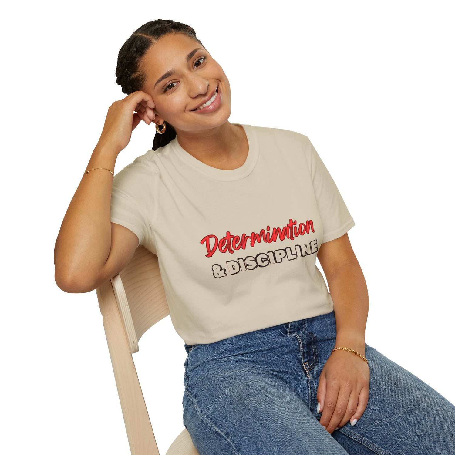 Determination & Discipline - Unisex Softstyle T-Shirt