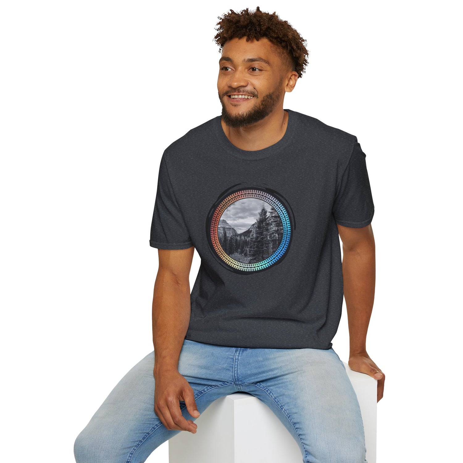 Glacier Wheel - Softstyle T-Shirt