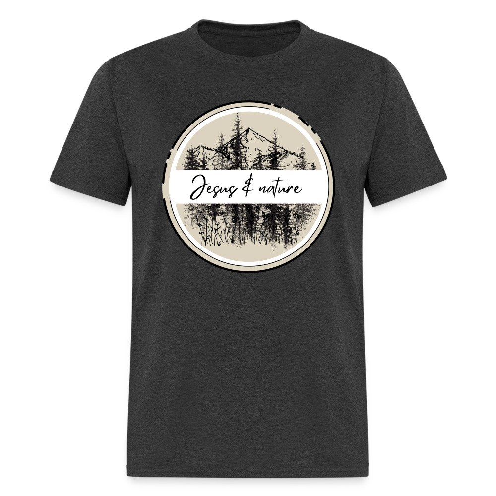 Jesus & nature - Unisex Classic T-Shirt - heather black