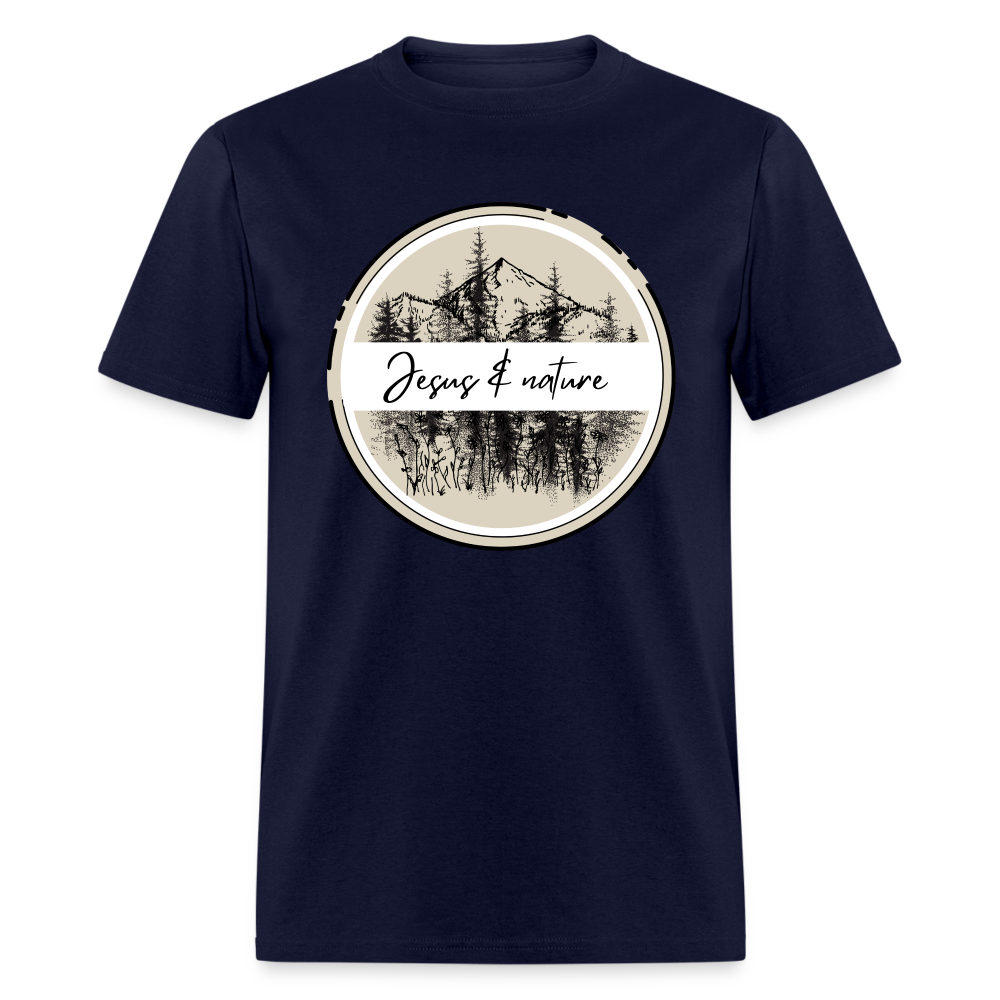 Jesus & nature - Unisex Classic T-Shirt - navy