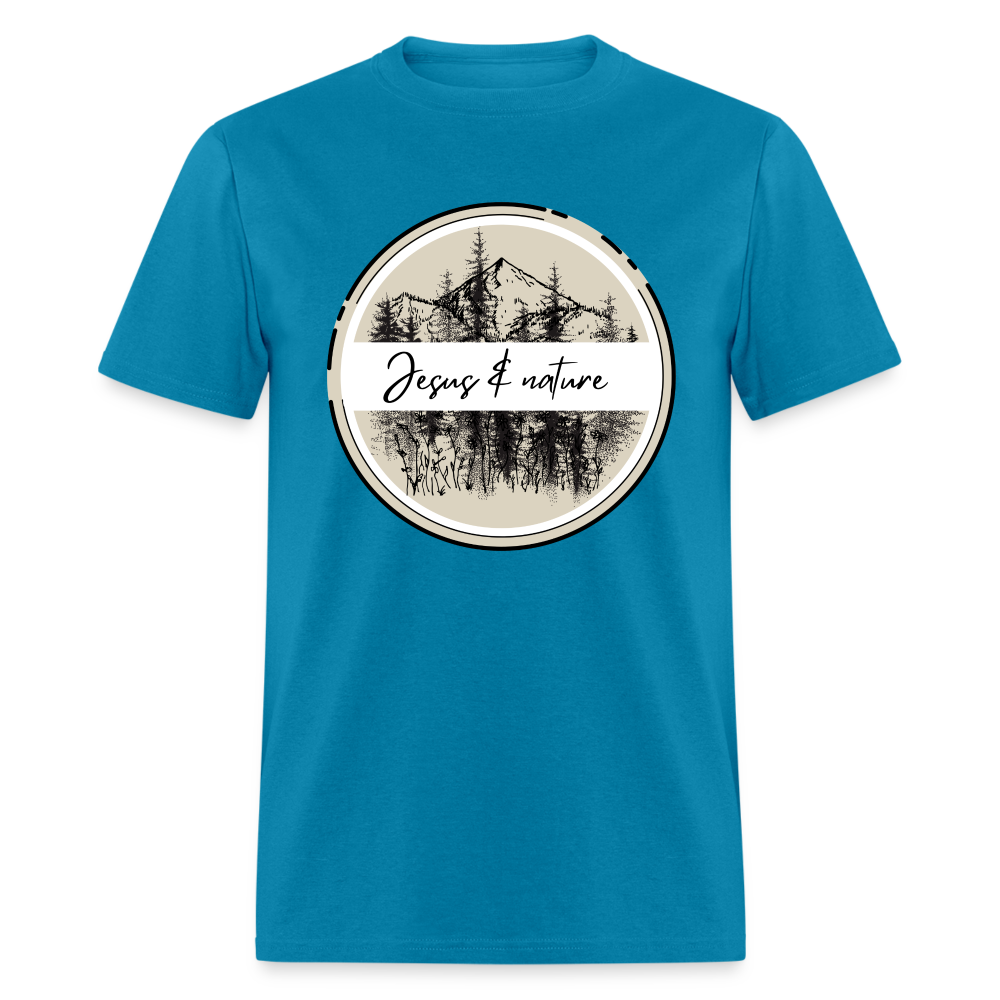Jesus & nature - Unisex Classic T-Shirt - turquoise