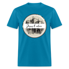 Jesus & nature - Unisex Classic T-Shirt - turquoise