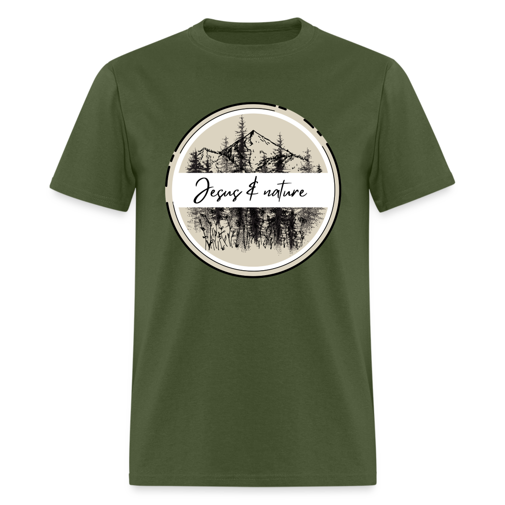 Jesus & nature - Unisex Classic T-Shirt - military green