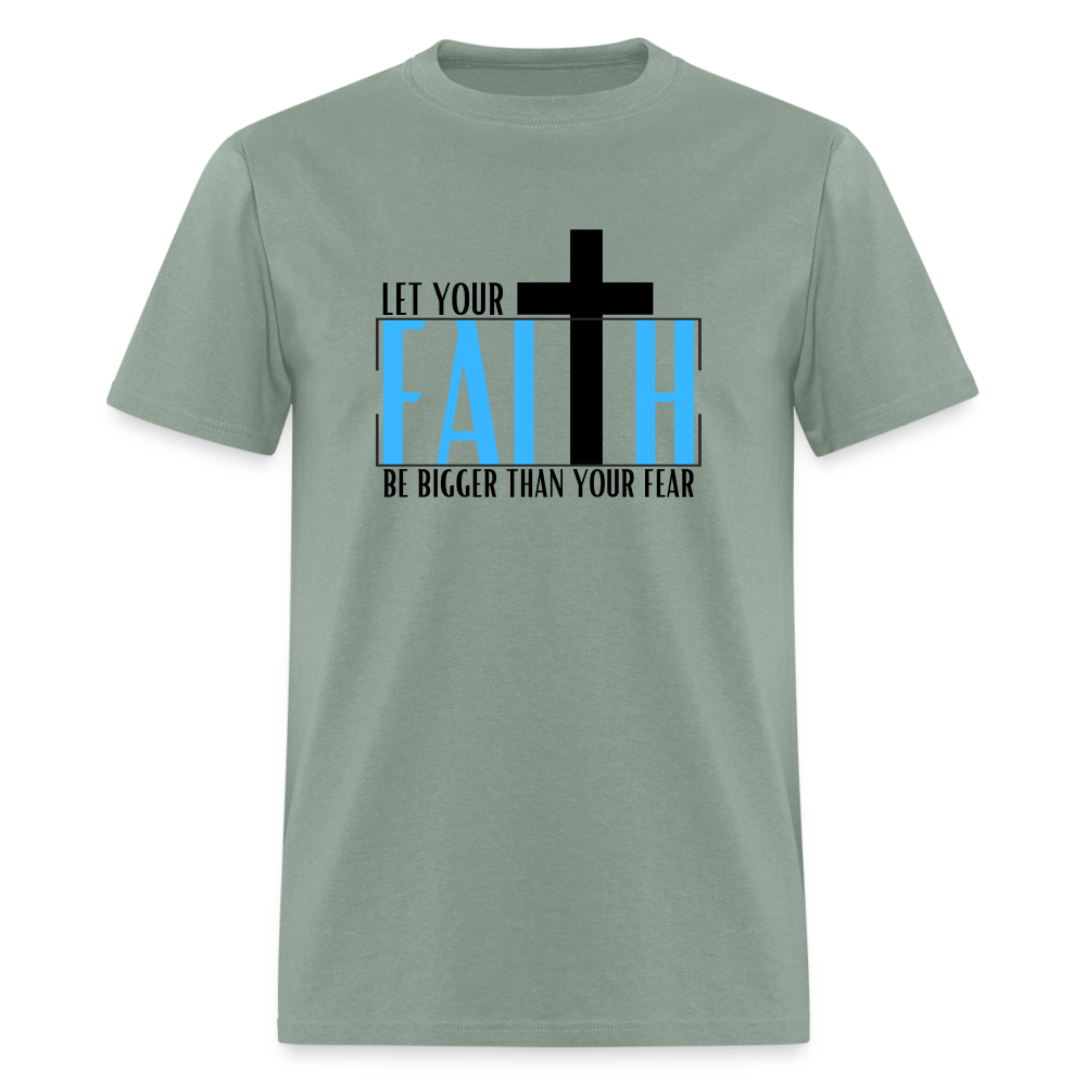 Faith > Fear - Unisex Classic T-Shirt - sage