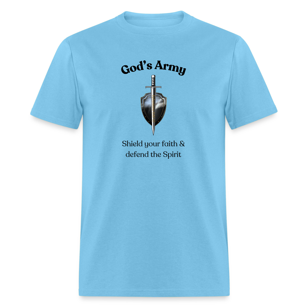 God's Army - Unisex Classic T-Shirt - aquatic blue