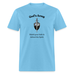 God's Army - Unisex Classic T-Shirt - aquatic blue