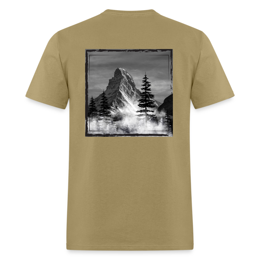Foggy Mountain - Unisex Classic T-Shirt - khaki