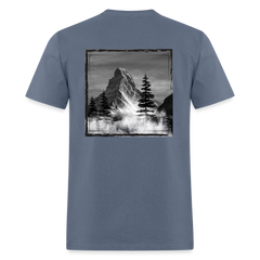 Foggy Mountain - Unisex Classic T-Shirt - denim