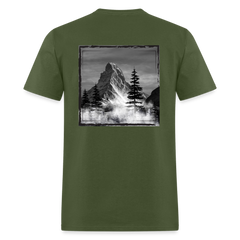 Foggy Mountain - Unisex Classic T-Shirt - military green