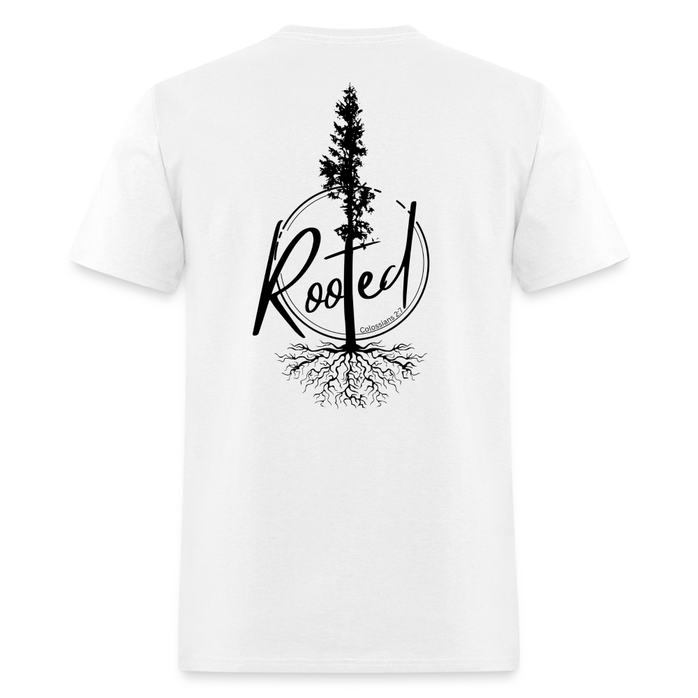 Rooted - Mens Classic T-Shirt - white