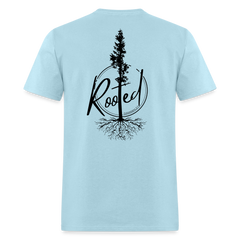 Rooted - Mens Classic T-Shirt - powder blue