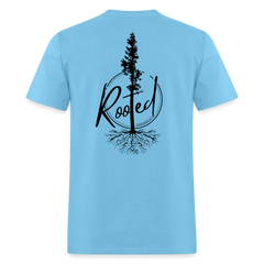 Rooted - Mens Classic T-Shirt - aquatic blue