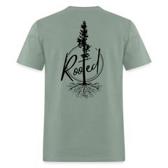 Rooted - Mens Classic T-Shirt - sage