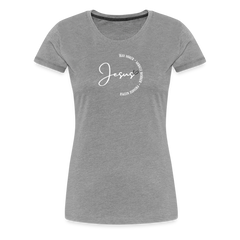 Jesus Way Maker - Women’s Premium T-Shirt - heather gray