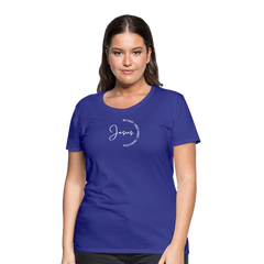 Jesus Way Maker - Women’s Premium T-Shirt - royal blue