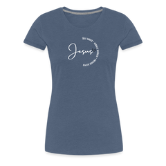 Jesus Way Maker - Women’s Premium T-Shirt - heather blue