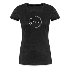 Jesus Way Maker - Women’s Premium T-Shirt - charcoal grey
