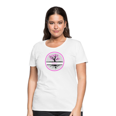 Pink Rooted - Women’s Premium T-Shirt - white