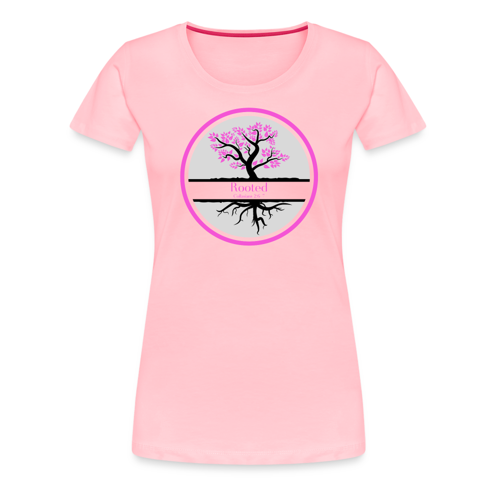 Pink Rooted - Women’s Premium T-Shirt - pink