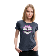 Pink Rooted - Women’s Premium T-Shirt - heather blue