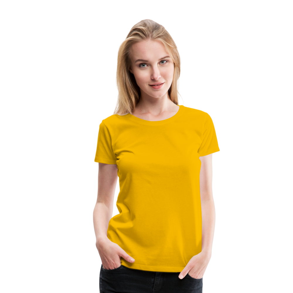 Be Unique - Women’s Premium T-Shirt - sun yellow