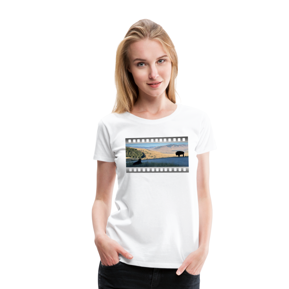 Buffalo - Women’s Premium T-Shirt - white