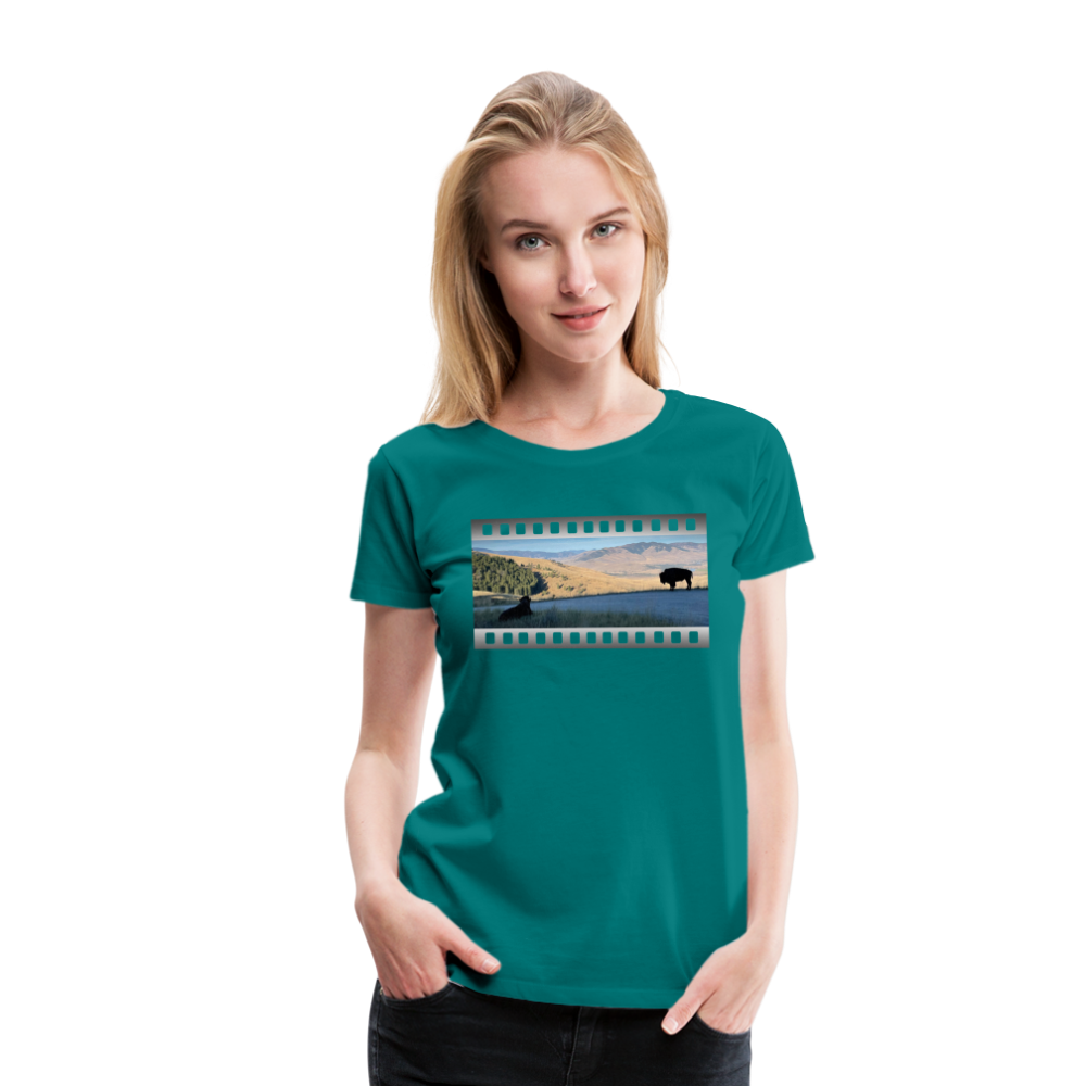 Buffalo - Women’s Premium T-Shirt - teal