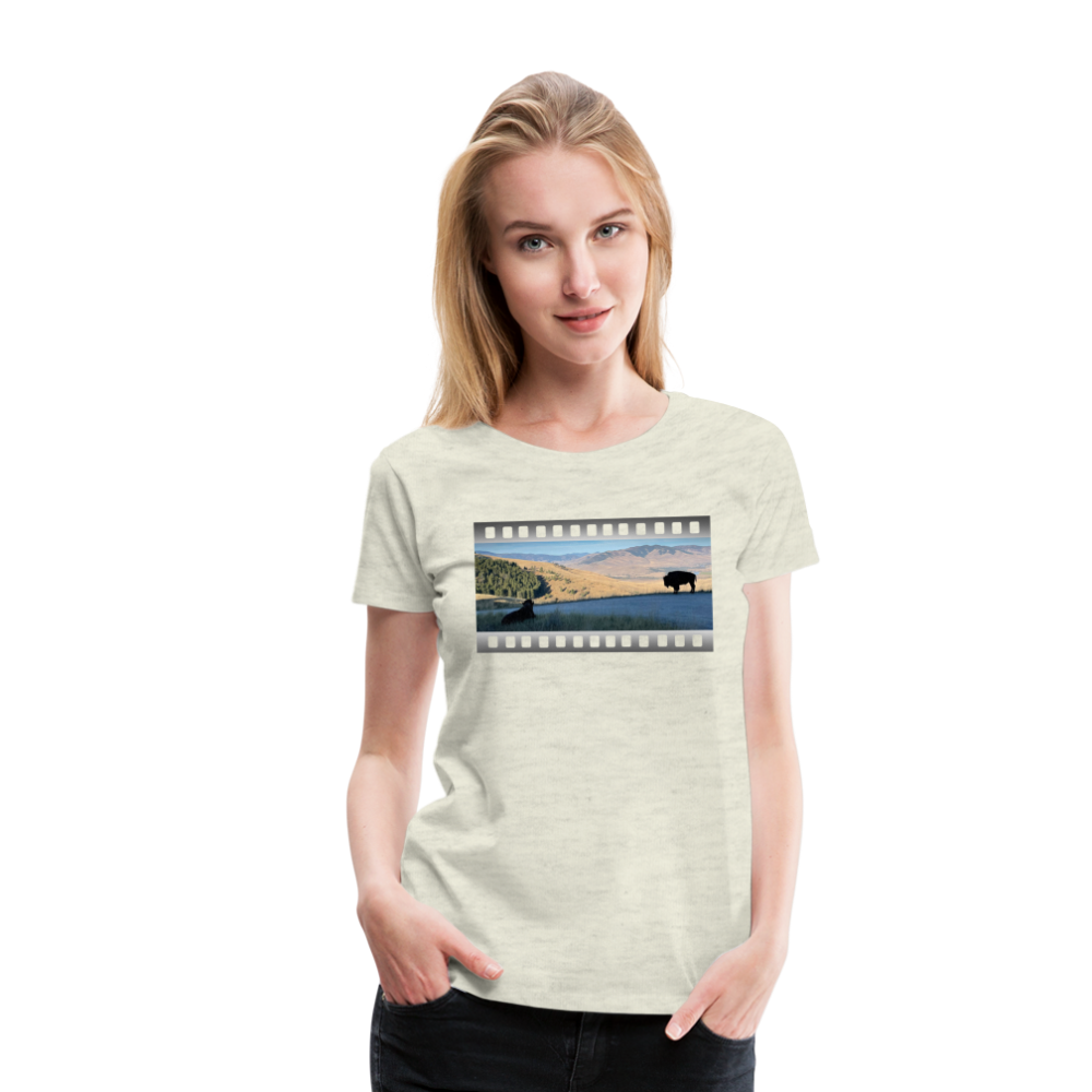 Buffalo - Women’s Premium T-Shirt - heather oatmeal
