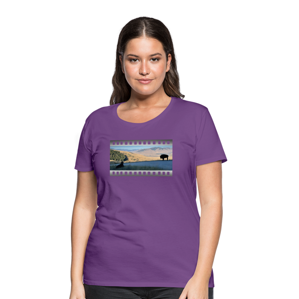 Buffalo - Women’s Premium T-Shirt - purple