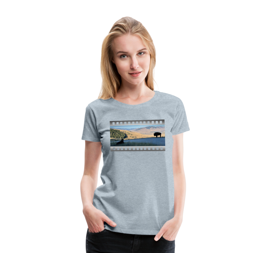 Buffalo - Women’s Premium T-Shirt - heather ice blue
