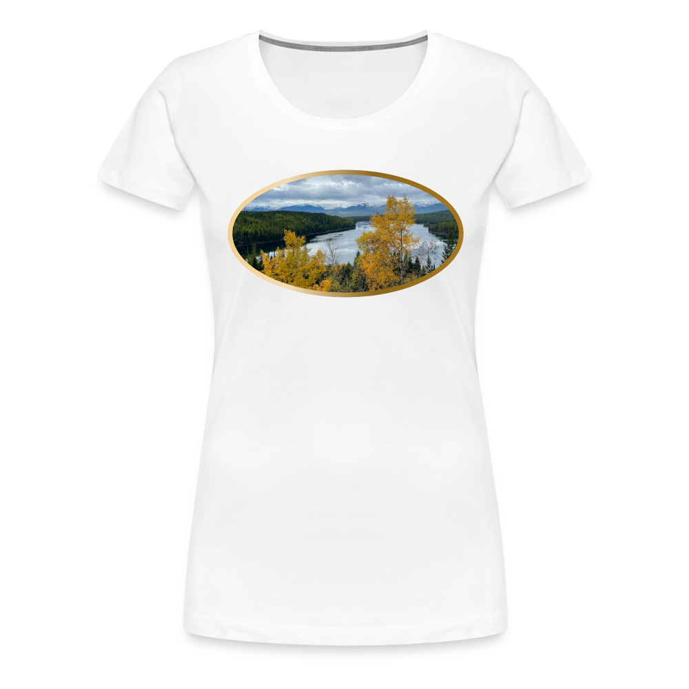 Glacier Majestic - Women’s Premium T-Shirt - white