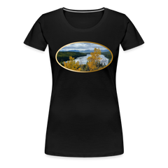Glacier Majestic - Women’s Premium T-Shirt - black