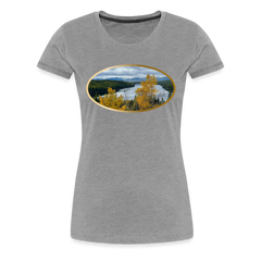 Glacier Majestic - Women’s Premium T-Shirt - heather gray