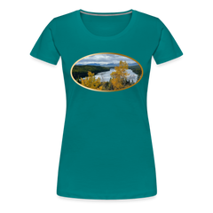 Glacier Majestic - Women’s Premium T-Shirt - teal