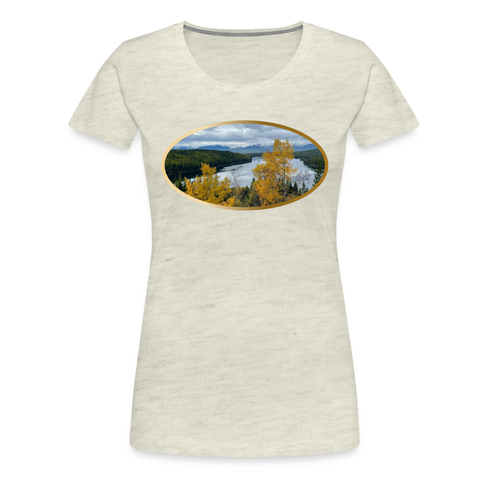 Glacier Majestic - Women’s Premium T-Shirt - heather oatmeal