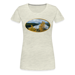 Glacier Majestic - Women’s Premium T-Shirt - heather oatmeal