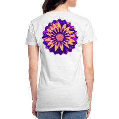 Orange Glow - Women’s Premium T-Shirt - white