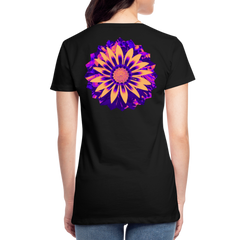 Orange Glow - Women’s Premium T-Shirt - black