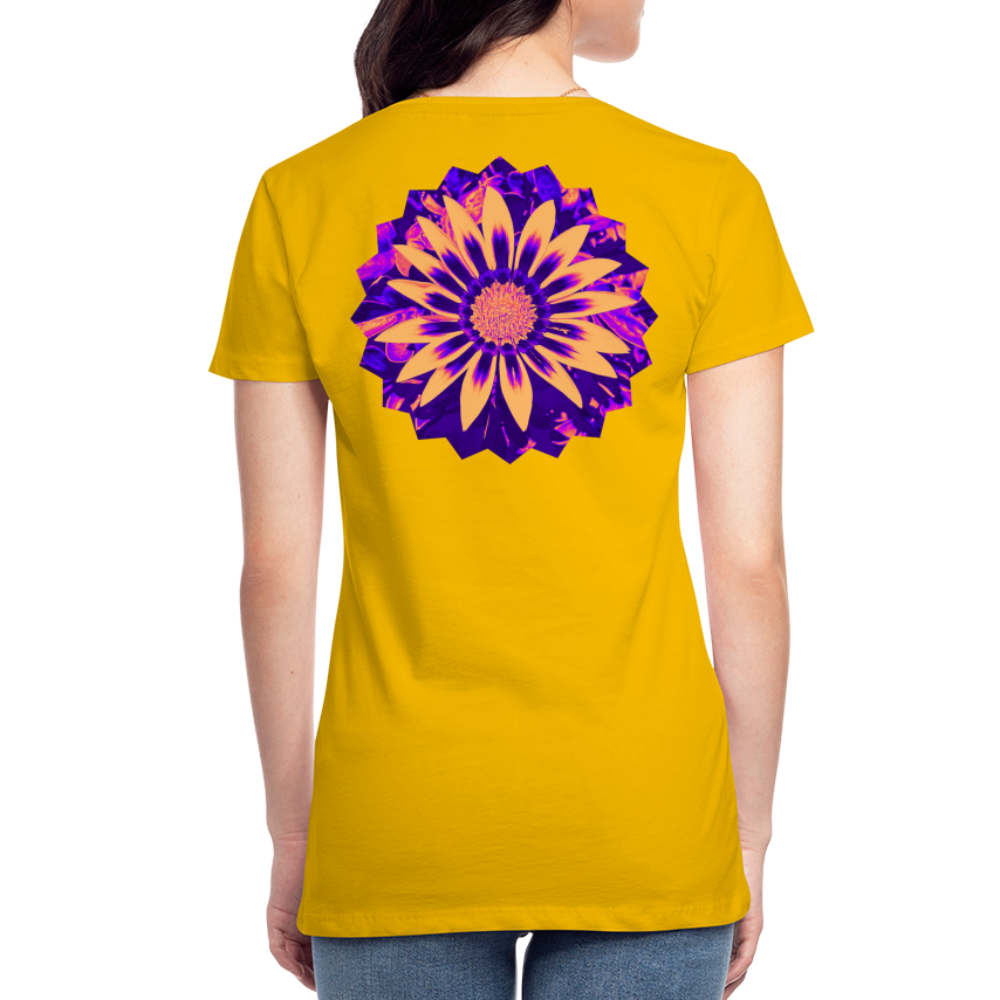 Orange Glow - Women’s Premium T-Shirt - sun yellow