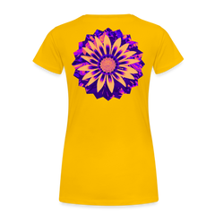 Orange Glow - Women’s Premium T-Shirt - sun yellow