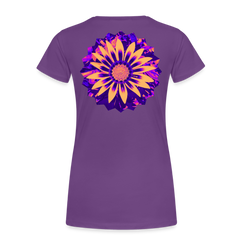Orange Glow - Women’s Premium T-Shirt - purple