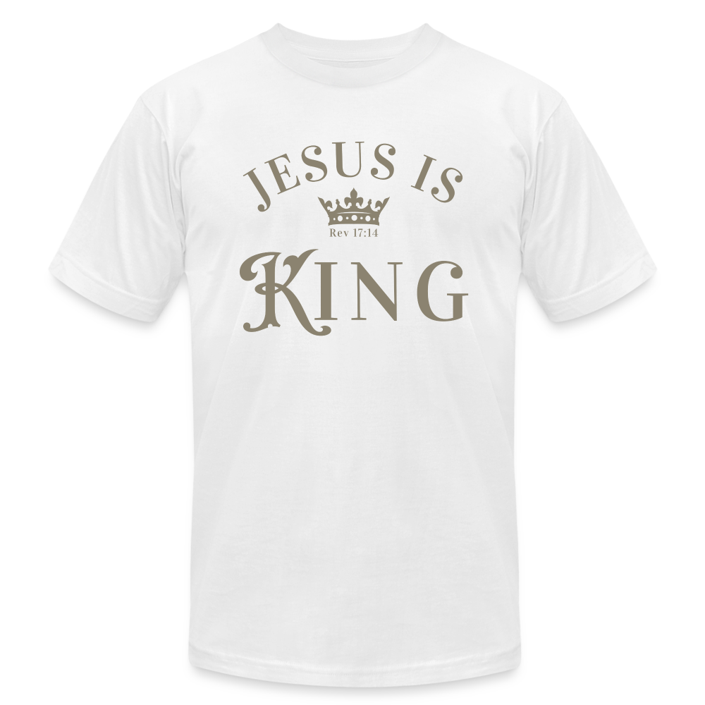 Jesus is King - T-Shirt - white