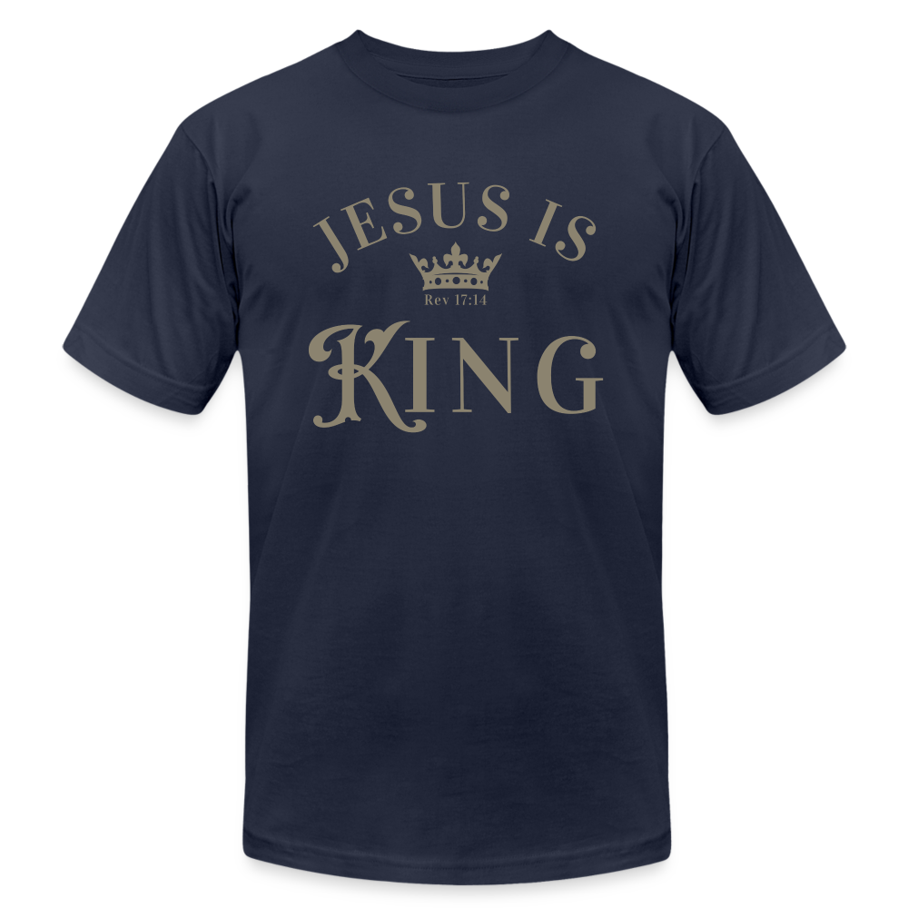 Jesus is King - T-Shirt - navy