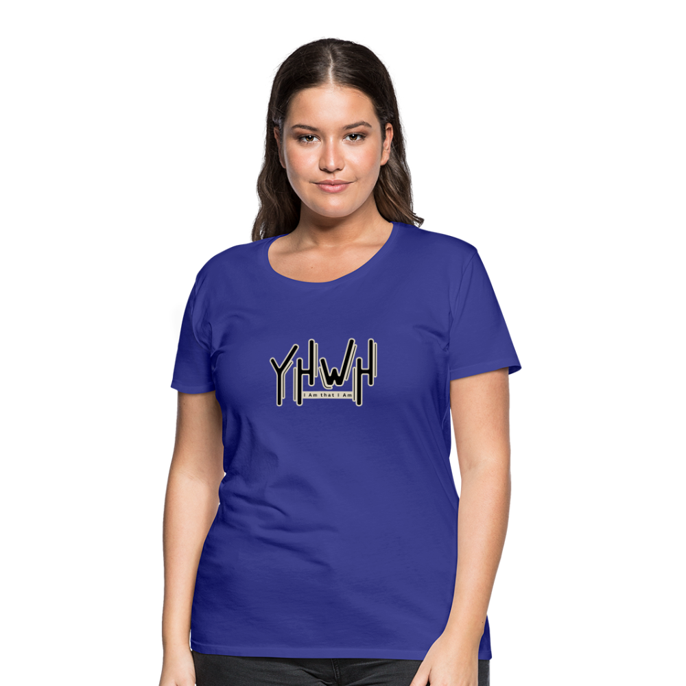 YHWH - Women’s Premium T-Shirt - royal blue