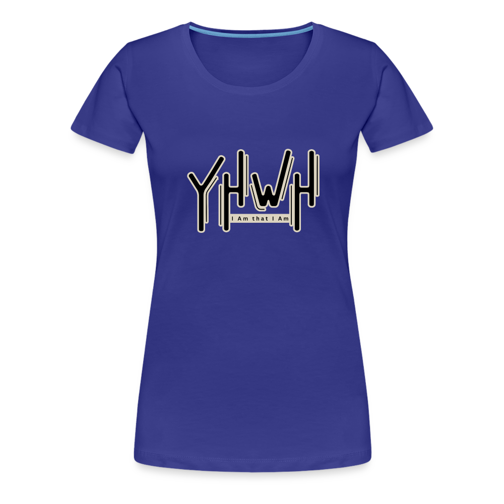 YHWH - Women’s Premium T-Shirt - royal blue