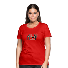 YHWH - Women’s Premium T-Shirt - red