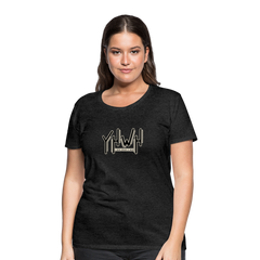 YHWH - Women’s Premium T-Shirt - charcoal grey