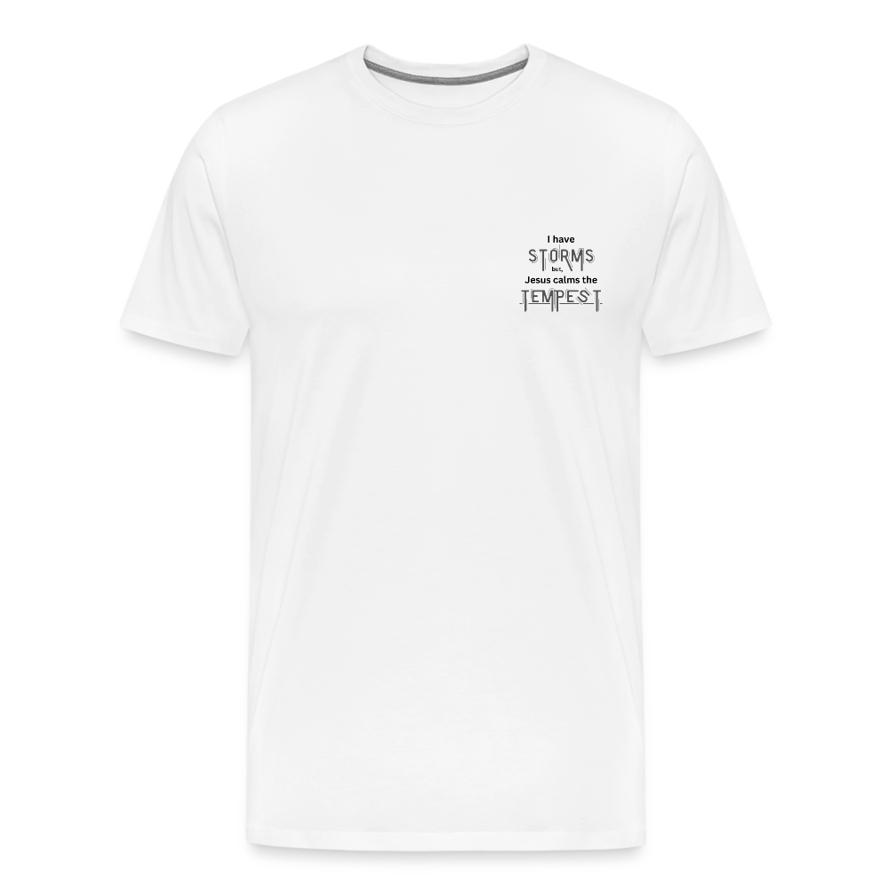 Calm the tempest - Men's Premium T-Shirt - white