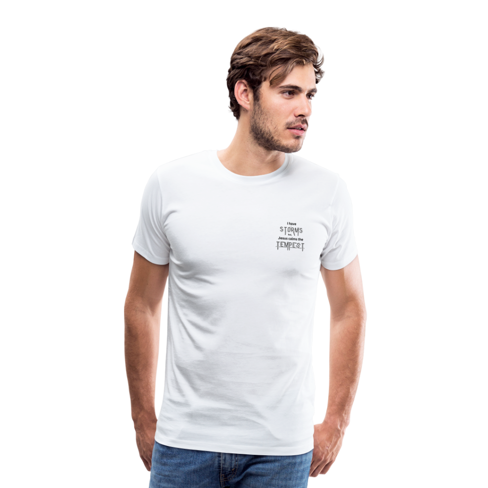 Calm the tempest - Men's Premium T-Shirt - white