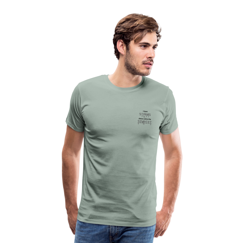 Calm the tempest - Men's Premium T-Shirt - steel green